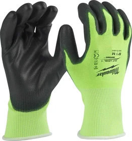 Milwaukee Hi-Vis Cut A Gloves Arbeitshandschuhe 8/M