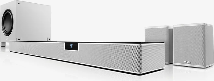 Teufel Cinebar Pro 2 für Dolby Atmos Surround 7.1.2-Set weiß