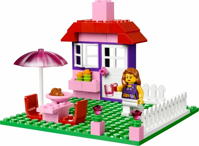 LEGO Steine & Co. - Pinkfarbener Koffer