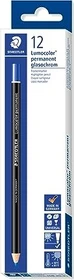 Staedtler Lumocolor glasochrom 108 Trockenmarker blau, 12er-Pack