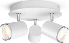 Philips Hue White Ambiance Adore Spot rund 3-flammig weiß