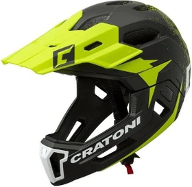 Cratoni C-Maniac 2.0 MX Fullface-Helm black/lime matt