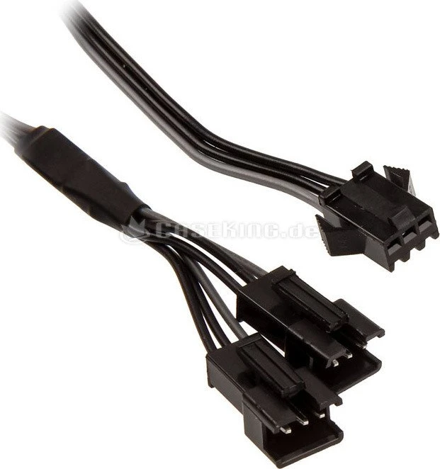 Phanteks 3-Pin Digital RGB Splitter Kabel 40cm, schwarz