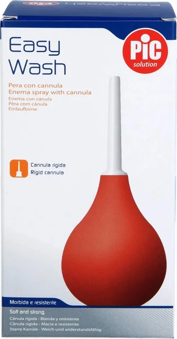 Param Pic Solution Klistierspritze Easy Einlaufbirne mit fester Kanüle, 224ml