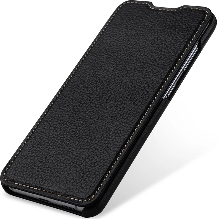 Stilgut Book Type Leather Case für Samsung Galaxy S20 schwarz