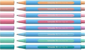 Schneider Slider Edge Pastell XB Kugelschreiber sortiert, 8er-Set