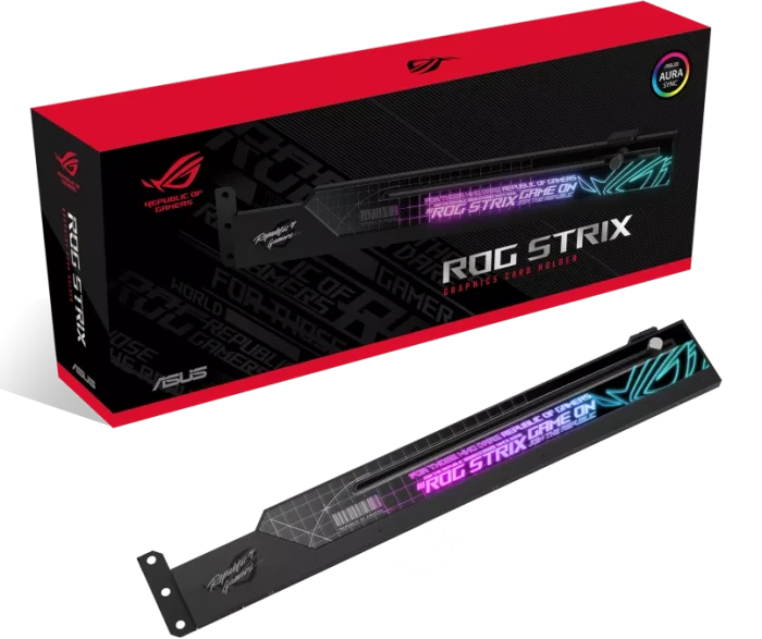 ASUS ROG Strix Graphics Card Holder, Grafikkarten-Halterung 1-fach