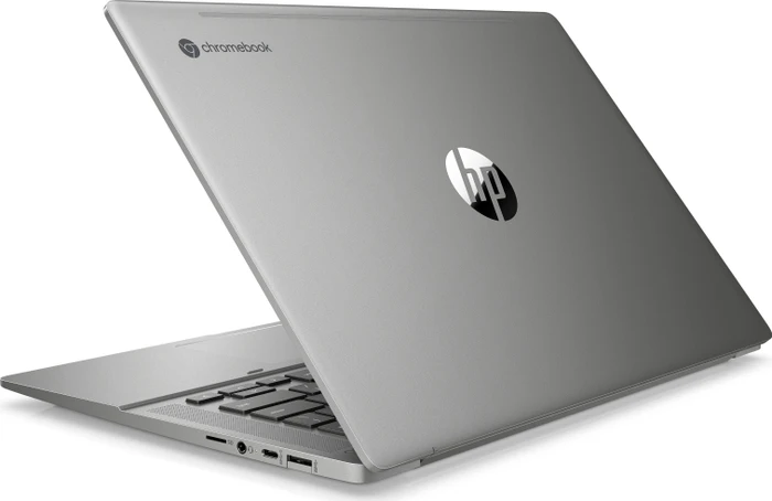 HP Chromebook 14b-na0350ng, Mineral Silver, Ryzen 5 3500C, 8GB RAM, 128GB SSD, DE