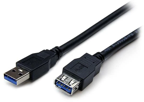 StarTech USB 3.0 Verlängerungskabel, USB-A [Stecker] auf USB-A [Buchse], 1m