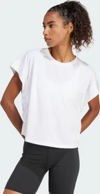 adidas Studio Funktionsshirt kurzarm white/grey two (Damen)