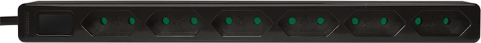 LogiLink Steckdosenleiste, 6-fach, Euro schmal, 1.5m, schwarz