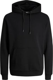 Jack & Jones Einfarbig Hoodie schwarz (Herren)