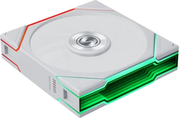 Lian Li Uni Fan TL FLEX ARGB Reverse, weiß, LED-Steuerung, Fernbedienung, 120mm, 3er-Pack