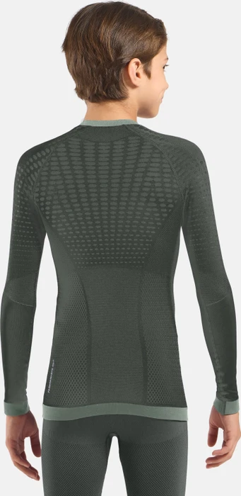 Odlo Performance Warm Funktionsshirt langarm urban chic/shadow (Junior)