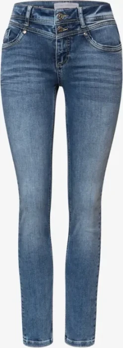 Street One York Jeans mid blue/random washed (Damen)