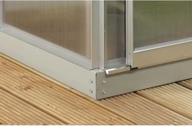 Vitavia Stahlfundament 6cm für Gewächshaus 8300 Alu