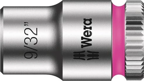 Wera 8790 HMA Zyklop Außensechskant Steckschlüssel 1/4" zöllig, 9/32"x23mm