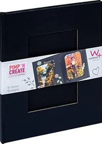 Walther Design Buch Fotoalbum Pimp And Create 20x16 schwarz