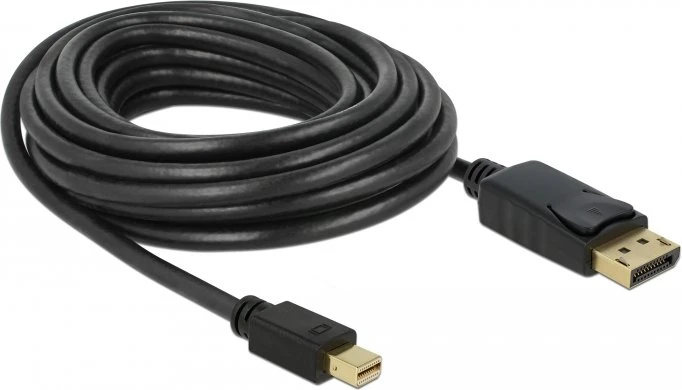 DeLOCK DisplayPort/Mini DisplayPort 1.2 Kabel 4K 60Hz schwarz, 7m