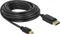 DeLOCK DisplayPort/Mini DisplayPort 1.2 Kabel 4K 60Hz schwarz, 7m Vorschaubild