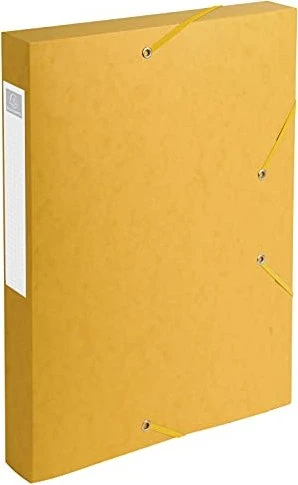 Exacompta Cartobox Archivbox 40mm, A4, gelb, 10er-Pack