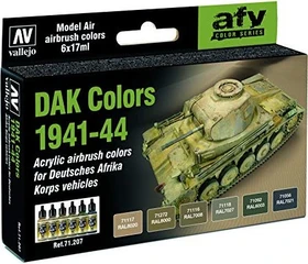 Vallejo Model Air DAK Colors 1941-1944 Farbset, 6-tlg.