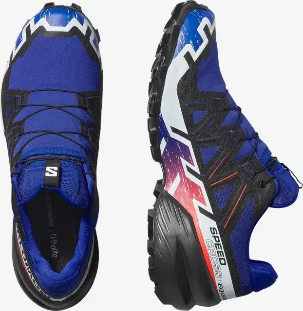 Salomon Speedcross 6 GTX Equipe surf the web/fiery red/white (Herren)