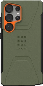 UAG Civilian Case für Samsung Galaxy S25 Ultra olive/orange