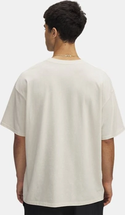 Under Armour Heavyweight Logo Wash T-Shirt kurzarm stone/white (Herren)