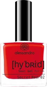 Alessandro Hybrid Soul Gel Nagellack 111 secret red, 8ml