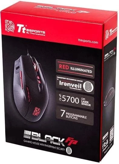 Tt esports Black FP Security Gaming Mouse, USB