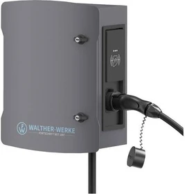 Walther Werke smartEVO 22 mit 1 Ladeleitung 22kW 4G mit Überlastungsschutz, 7.5m Ladekabel