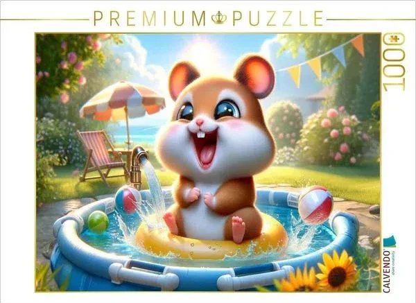 Calvendo Sommertage und Planschvergnügen: Ein Hamster entdeckt das Wasser