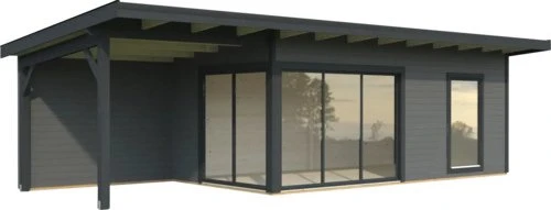Palmako Andrea 17.1m²+7.9m² Slide Plus Gartenhaus