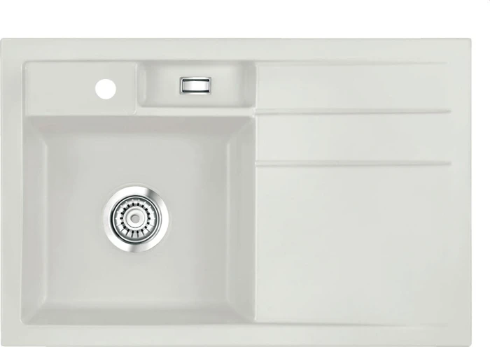 systemceram Bela 78 Einbau Becken links alu