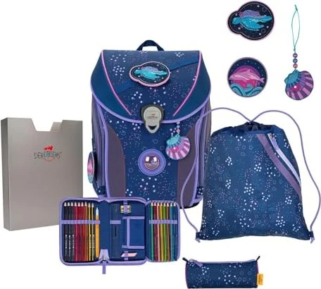 DerDieDas ErgoFlex Max Buttons Schultaschen-Set 5-tlg.