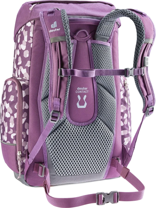Deuter Scula plum dots Schulrucksack
