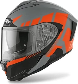 Airoh Spark Rise matt schwarz/grau/orange