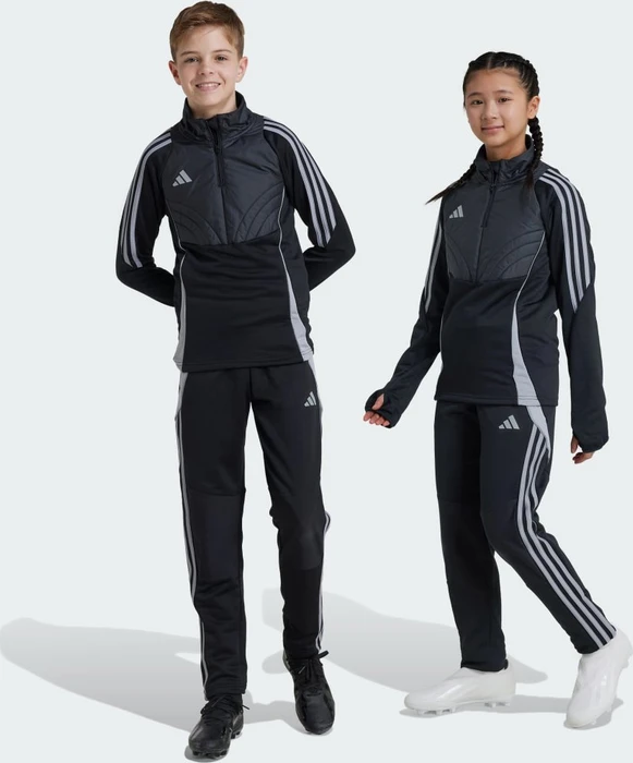 adidas Tiro 24 Winterized Trainingshose lang black/light onix (Junior)