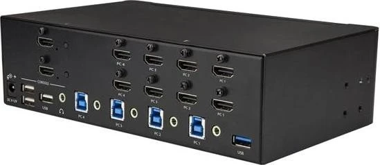 StarTech 4-fach Dual-HDMI 4K KVM-Switch