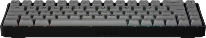 Gamiac TKL69G Gaming Keyboard, schwarz/grau, LEDs RGB, Kailh BLUE, USB, ND