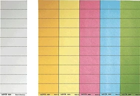 Leitz Rückenschilder für Hängeregistraturen, gelb, 100 Stück