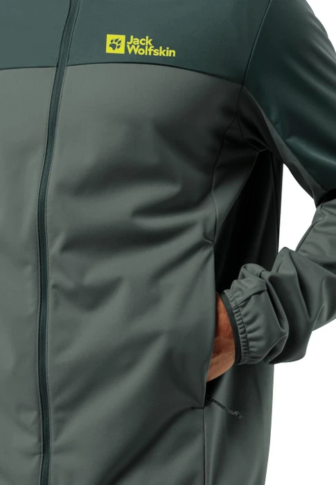 Jack Wolfskin Feldberg Hoody Funktionsjacke slate green (Herren)