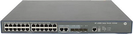 HP FlexNetwork 3600 24 SI v2 Rackmount Managed Switch, 24x RJ-45, 2x RJ-45/SFP, 2x SFP, 720W PoE+