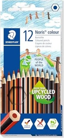 Staedtler Noris colour 185 People of the World Edition Buntstift sortiert, 12er-Set