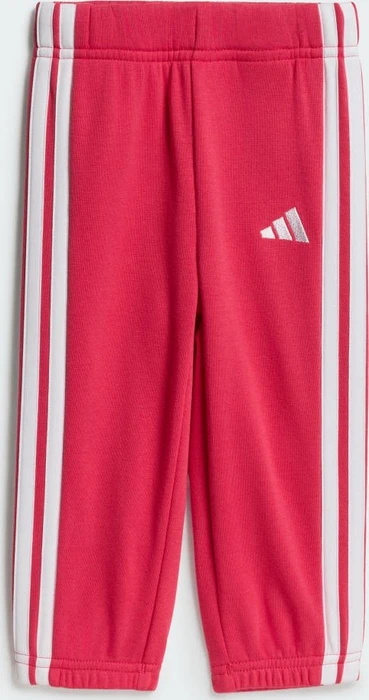 adidas Essentials Trainingsanzug light grey heather/power pink (Junior)