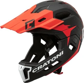 Cratoni C-Maniac 2.0 MX Fullface-Helm black/red matt