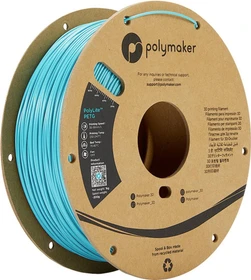 Polymaker PolyLite PETG, türkis, Spule, 1.75mm, 1.00kg