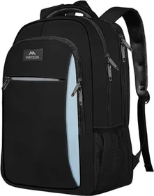 Matein Backpack, 17.3" Notebook-Rucksack, 48cm, 35l, schwarz/blau