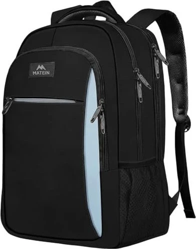 Matein Backpack, 17.3" Notebook-Rucksack, 48cm, 35l, schwarz/blau